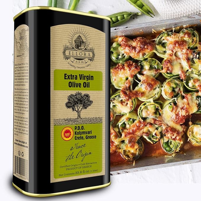 Ellora Farms Olive Oil Extra Virgin, Traceable & Certified PDO Polyphenol Rich Extra Virgin Olive