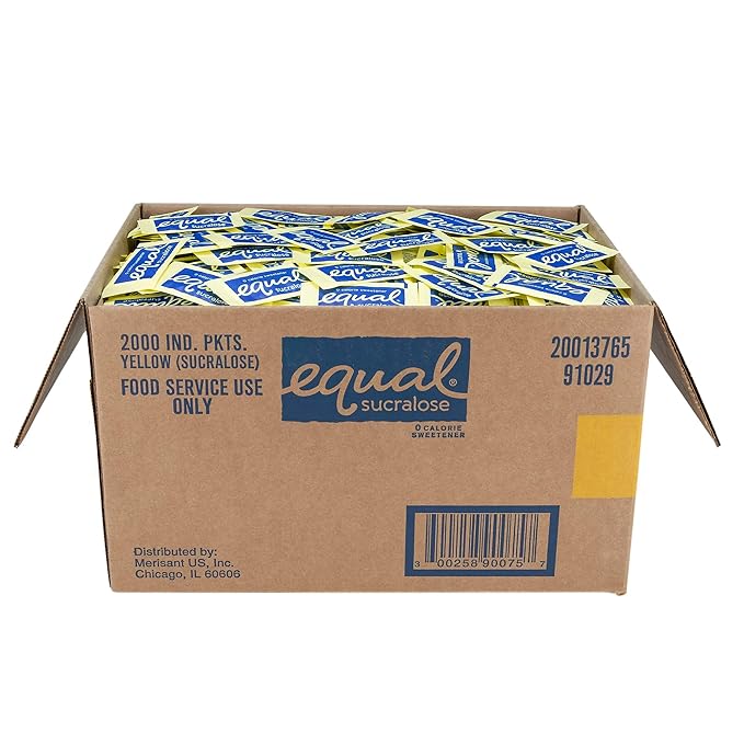 EQUAL Yellow 0 Calorie Sweetener, Sucralose Sugar Substitute, Zero Calorie Sugar Alternative