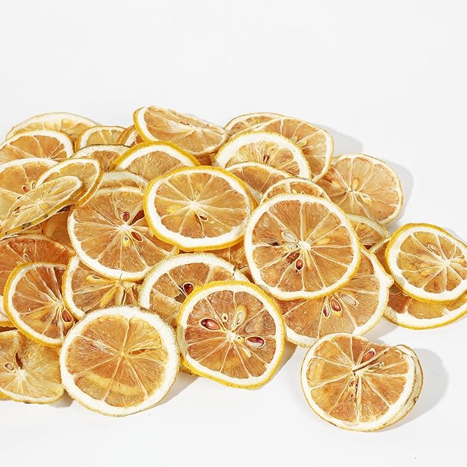 9oz Dehydrated Fruit Slices Cocktail Garnish Set, Featuring Dried Orange, Lime, and Lemon Slices