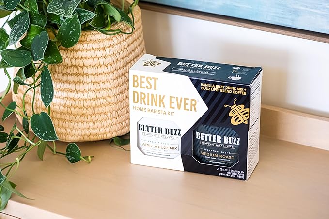 Better Buzz Best Drink Ever Home Carry Kit 30oz., 10oz. Medium Roast Whole Bean Coffee (Buzz LIfe)