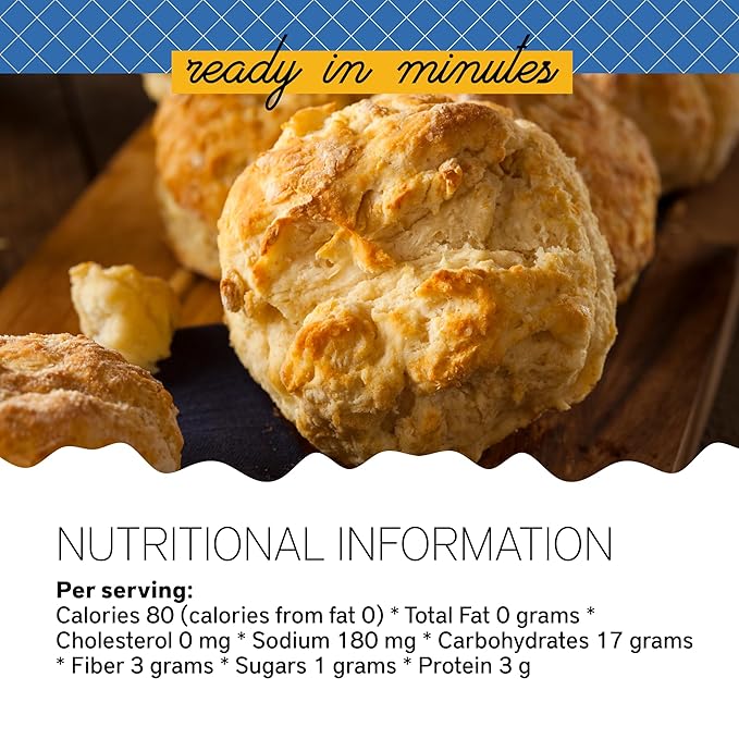 Southern Living Gourmet Cheesy Garlic Biscuit Mix, Easy-to-Bake Delight, Dinner Biscuits, Breakfast