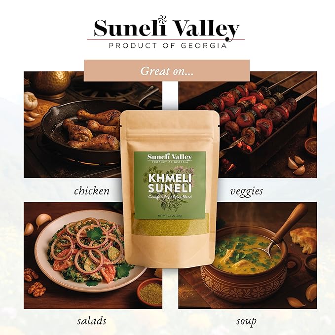 Suneli Valley Khmeli Suneli | Premium Georgian-Style Seasoning | Aromatic Mix of Herbs and Spices |