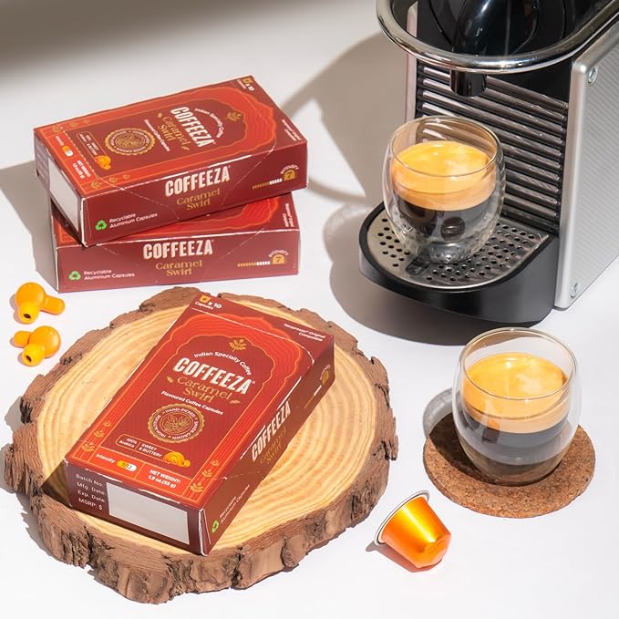 Coffeeza Variety Pack Flavoured – 60 Coffee Capsules (Pack of 6) – Original Line compatible