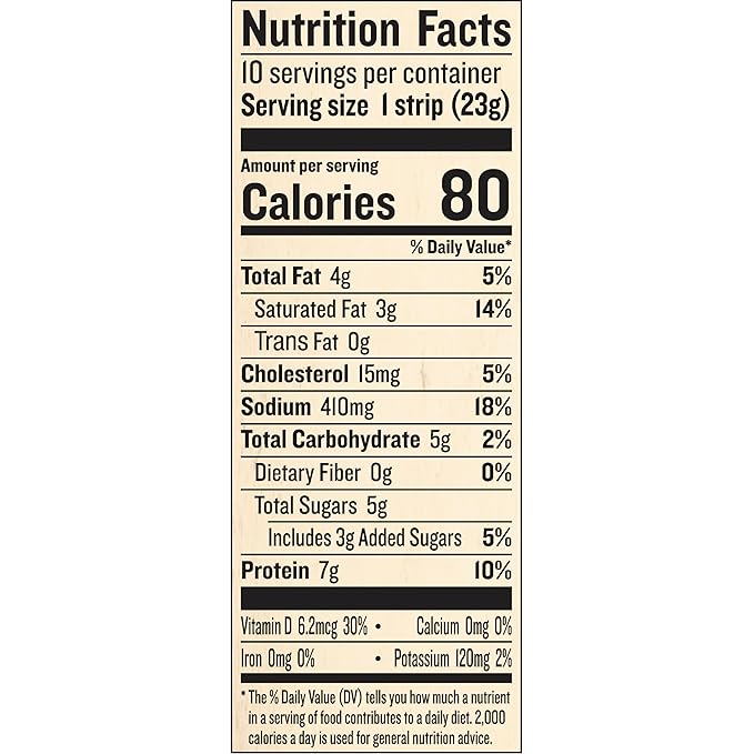 EPIC Snack Strips, Smoked Salmon, Paleo Friendly, 0.8 oz Strips, 10 ct