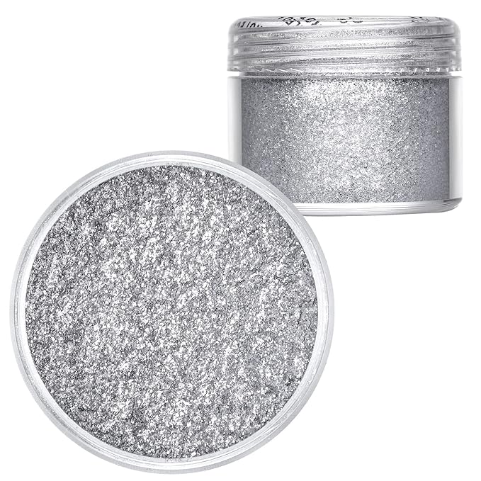 HomeHere Edible Luster Dust Food-Grade Glimmer Powder Glitter for Cake Decorating 7g, Disco Diamond
