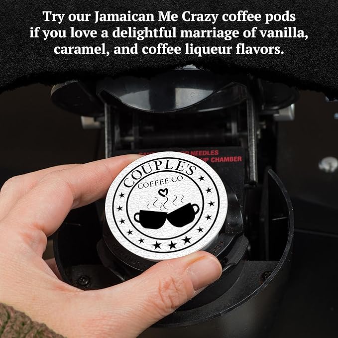 Couple's Coffee K-Cups | Gives Back to Military Families | Medium Dark Roast Coffee Pods | Gourmet