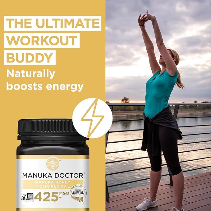MANUKA DOCTOR - MGO 425+ Manuka Honey Monofloral, 100% Pure New Zealand Honey. Certified.