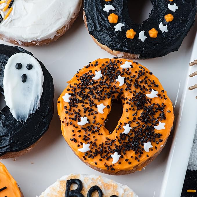 Sweets Indeed Dye-Free Halloween Sprinkles 4-Pack ??11.57 oz Natural Spooky Decorating Set |