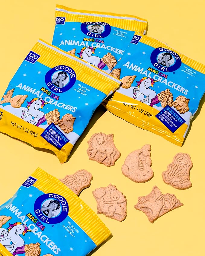 Goodie Girl Magical Animal Crackers Snack Packs – Gluten Free, Peanut Free, Dairy Free, Egg Free