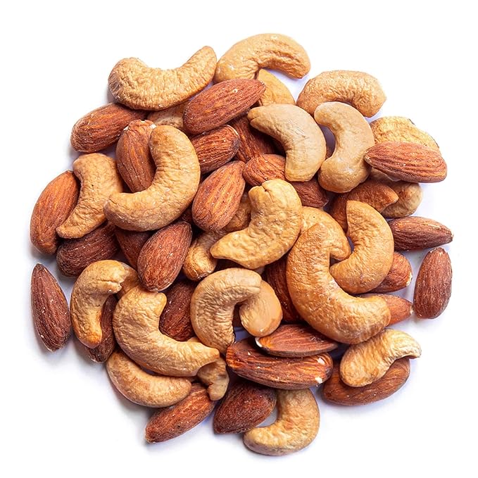 Food to Live - Dry Roasted Almonds and Cashews Mix, 4 Pounds ??Unsalted Oven Roasted Nuts, Protein