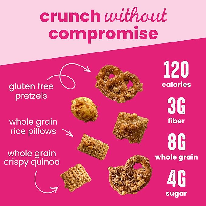 Marimix Snack Mix | Cinnamon Churro | Crunch Baked Sweet & Salty Savory Plant Based Naturally