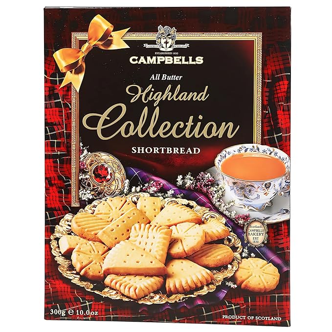Campbells Shortbread All-Butter Highland Collection Cookies Assortment 10.58 Oz (Pack of 3)