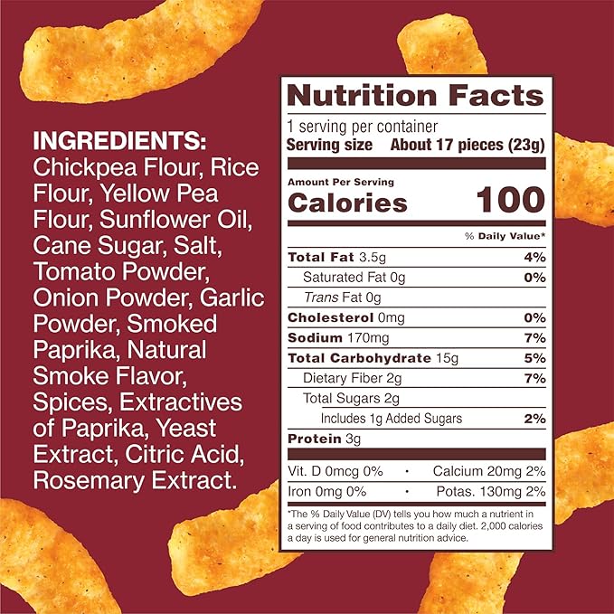 Hippeas Chickpea Puffs, Bold & Spicy Variety Pack: Barbecue, Sriracha, 0.8 Ounce (Pack of 18), 3g