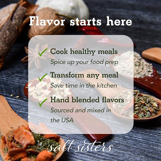 s.a.l.t. sisters Steakhouse Seasoning | All-Natural, Gluten Free, MSG Free, Non-GMO | Dried Citrus