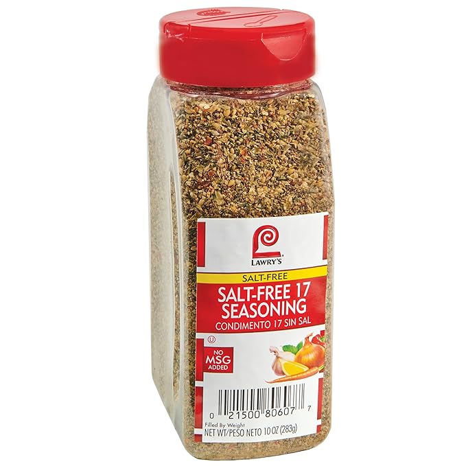 Lawry's Salt Free 17 Seasoning, 10 oz - One 10 Ounce Container of 17 Seasoning Spice Blend