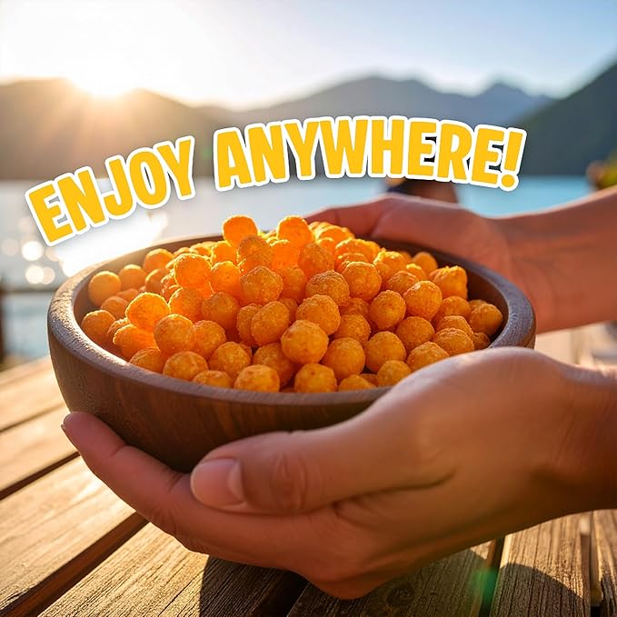Twin Peaks Protein Puffs - (Garlic Parmesan), Keto Friendly, Low Carb Snack (300g, 21g Protein, 2g
