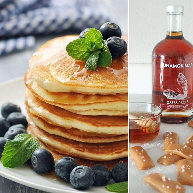 Runamok Maple Syrup Organic Sugarmaker's Cut - Grade A Vermont Maple Syrup, Amber Color, Rich Taste