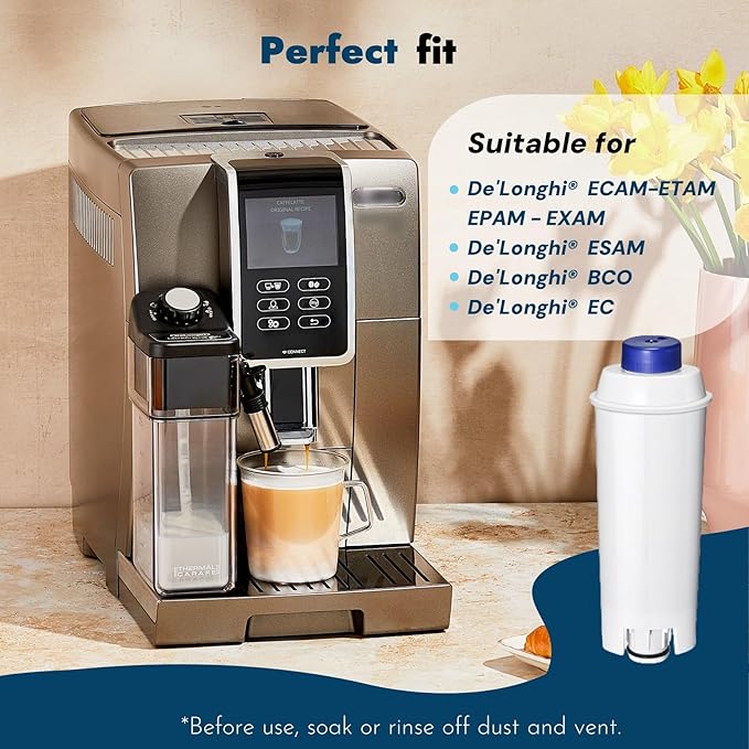 Coffee Machine Fitler, Delonghi Filter Replacement for DeLonghi DLSC002, Delonghi Magnifica Evo