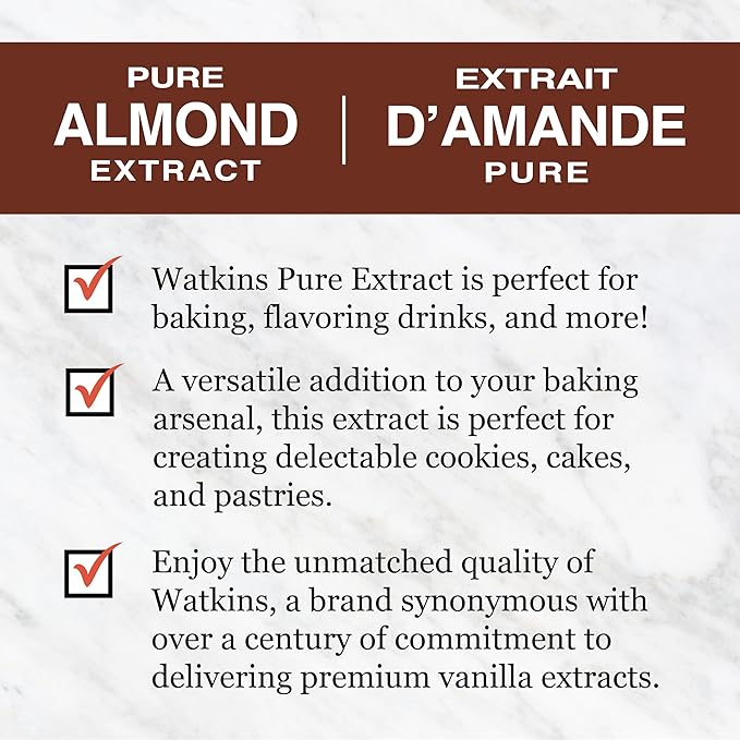 Watkins Pure Almond Extract, 2 Fl Oz (Pack of 1)