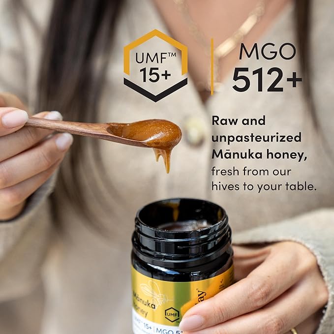 Me Today Manuka Honey, UMF 15+/MGO 512+ from New Zealand Authentic, Raw & Unpasteurized Honey | Raw