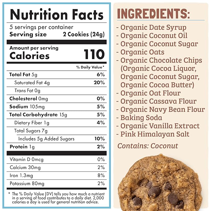 Skout Organic Oatmeal Chocolate Soft Baked Cookies (3 Pack) | Soft Baked Cookies | Plant-Based |