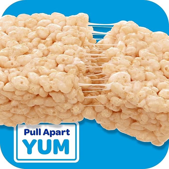 Rice Krispies Treats Crispy Marshmallow Squares, Kids Snacks, Snack Bars, Original, 31.2oz Box (40