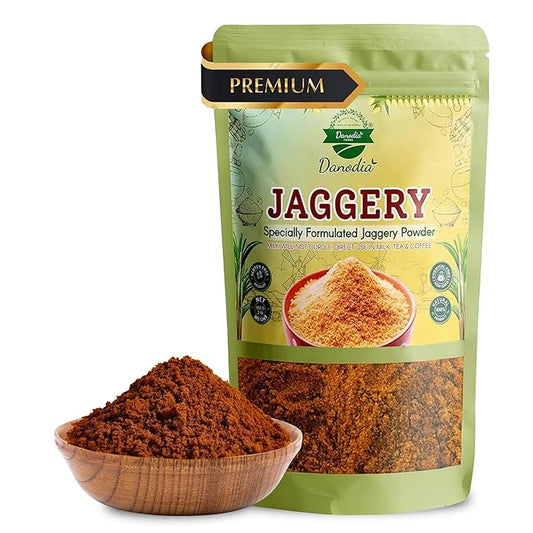 Danodia Foods Organic Jaggery Powder (2 lbs/950G) | Gluten Free, Traditionally, No Anti Caking
