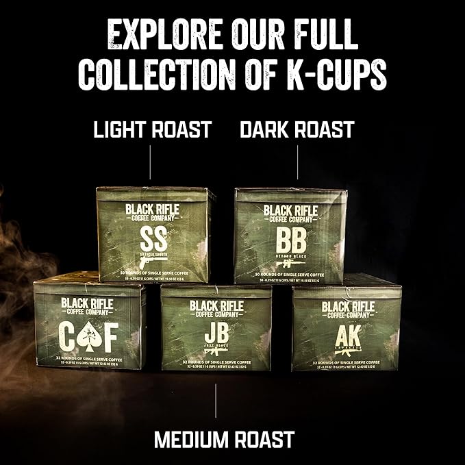 Black Rifle Coffee Company Supply Drop Variety Pack (48 Count of K Cups) - K Cups Coffee Variety