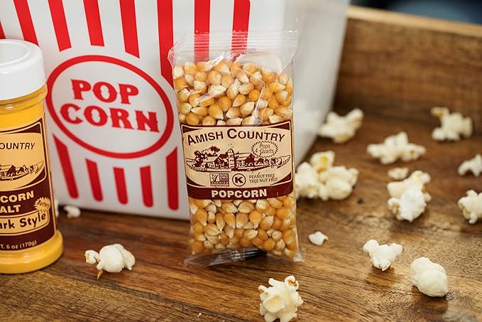 Amish Country Popcorn | 10-4 oz Bags - Mushroom Popcorn Kernels | Old Fashioned, Non-GMO and Gluten