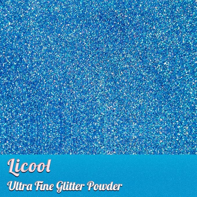 100g/3.5oz Pack Iridescent Rainbow Fine Glitter for DIY Craft, Epoxy Resin, Tumblers, Festival