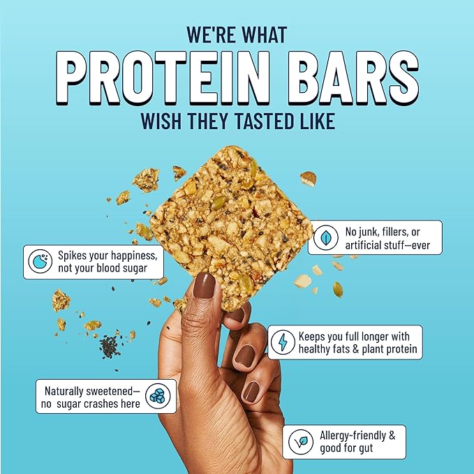 YES Bar ??Black Sesame Sea Salt ??Plant Based Protein, Decadent Snack Bar ??Vegan, Paleo, Gluten