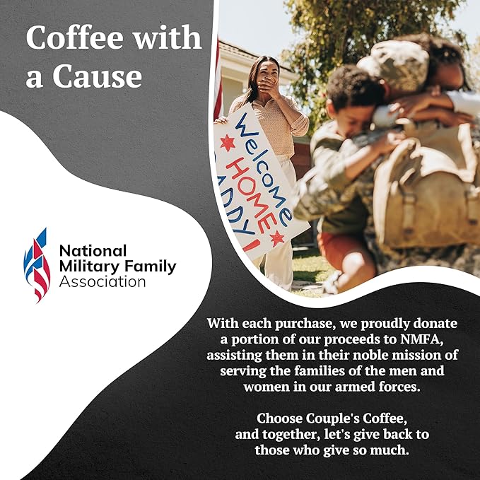 Couple?™s Coffee Ground Coffee | Gives Back to Military Families | Jamaican Me Crazy | Vanilla