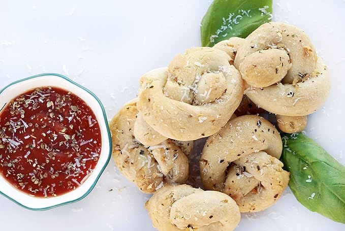 Mom's Place Gluten-Free Garlic Knot Mix with Garlic Butter Sauce, Nut-Free, Dairy-Free & Soy-Free