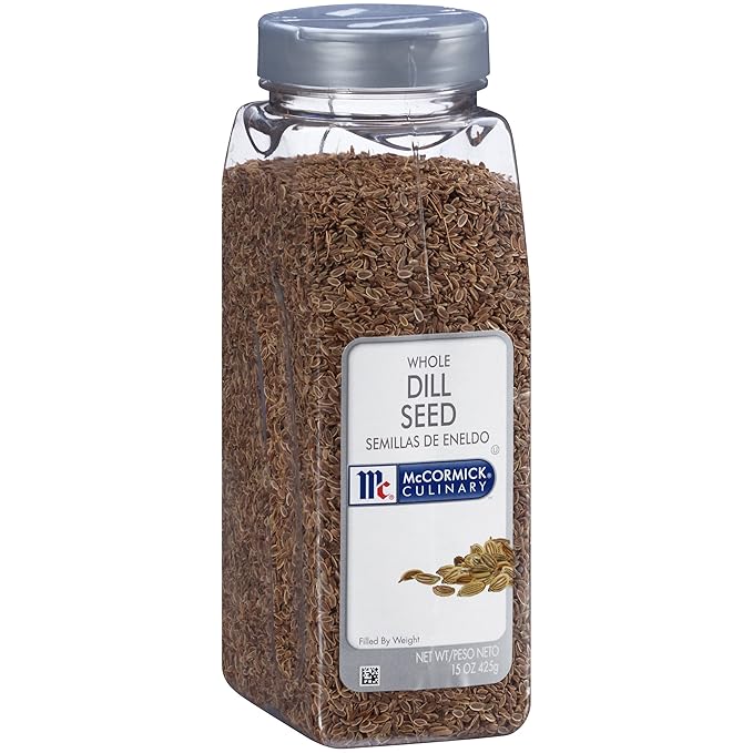 McCormick Culinary Whole Dill Seed, 15 oz - One 15 Ounce Container of Dill Seed Spice, Versatile