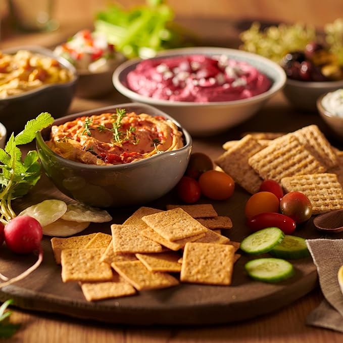 Triscuit Original Whole Grain Wheat Vegan Crackers and Wheat Thins Original Whole Grain Wheat