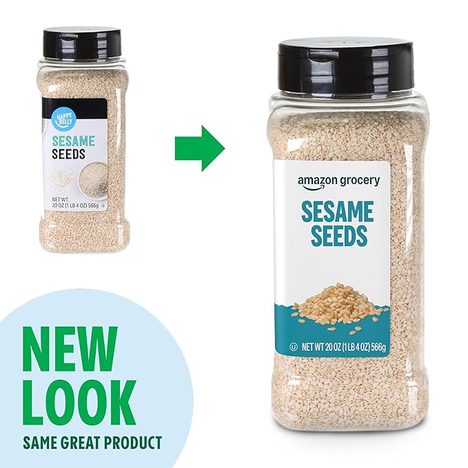 Amazon Grocery, Sesame Seeds, 20 Oz (Previously Happy Belly, Packaging May Vary)