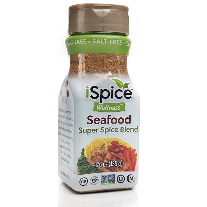 iSpice Salt Free Seasoning,100% Sodium Free Beef, Chicken, Meat Sauce, Pork, Vegetable, Salad and