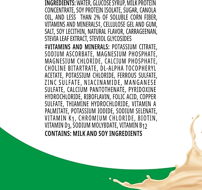 BOOST High Protein with Fiber Ready to Drink Complete Nutritional Drink, Caramel, 8 fl oz Bottle