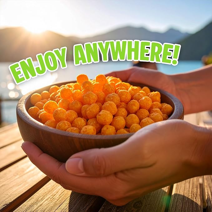 Twin Peaks Low Carb, Keto Friendly Protein Puffs, (Jalapeno Cheddar, 2.1 Ounce), 2 Servings, 3 Pack