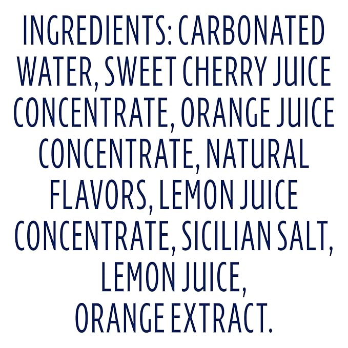 Sanpellegrino CIAO Cherry Sparkling Water, Low-Calorie Italian Sparkling Water with Real Fruit