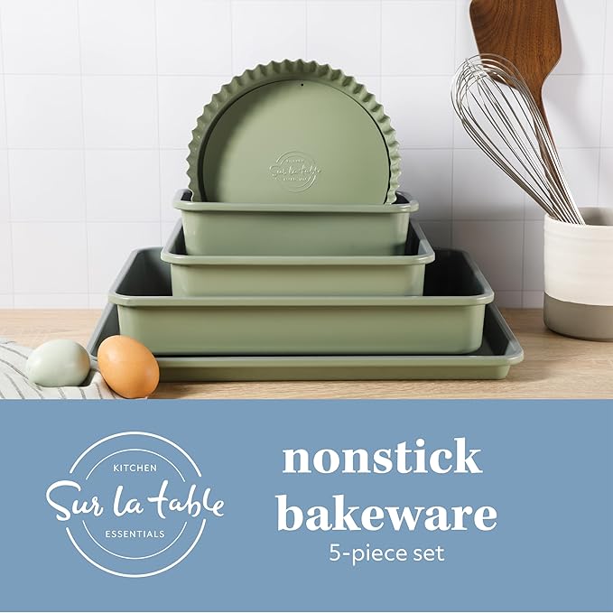 Sur La Table Kitchen Essential Carbon Steel Baking Pans Bakeware Set W/Premium PFOA, PFAS, PTFE