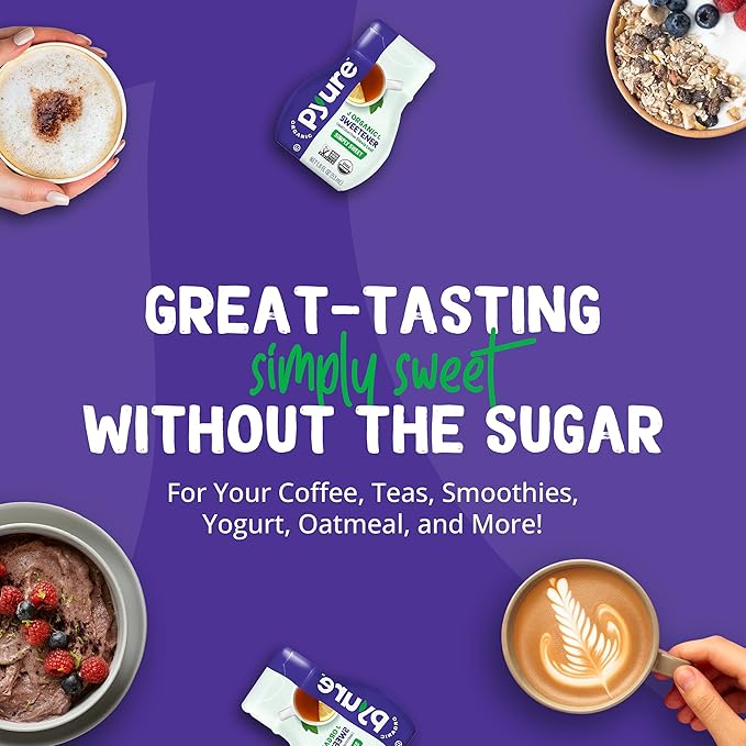 Pyure Organic Liquid Stevia Extract Sweetener ??Zero Calorie, Sugar Free, Keto Friendly