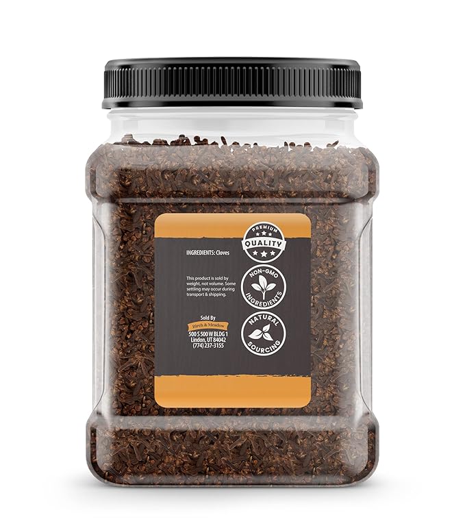 Birch & Meadow 1.5 lb of Whole Cloves Warm & Flavorful Spice, Versatile