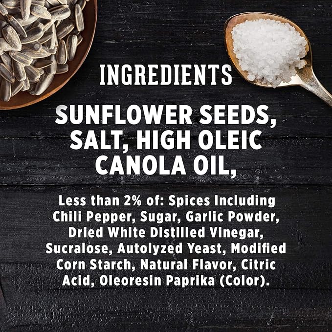 DAVID Roasted and Salted Jumbo Sunflower Seeds, Sweet and Spicy Flavor, 5.25oz.