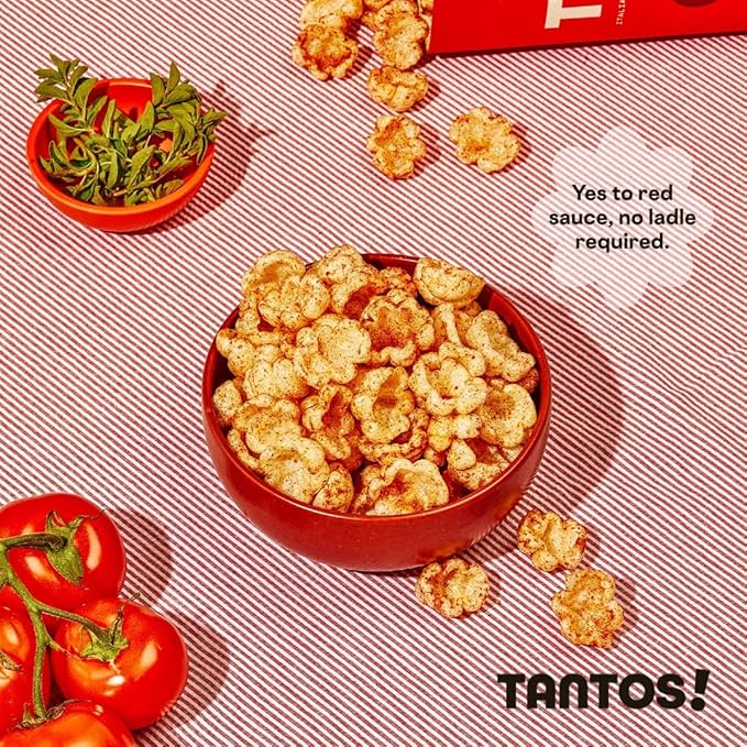 Tantos! Puffed Pasta Chips ??Healthy Pasta Snack by Top Chef Joe Sasto ??Plant-Based, Low Calorie