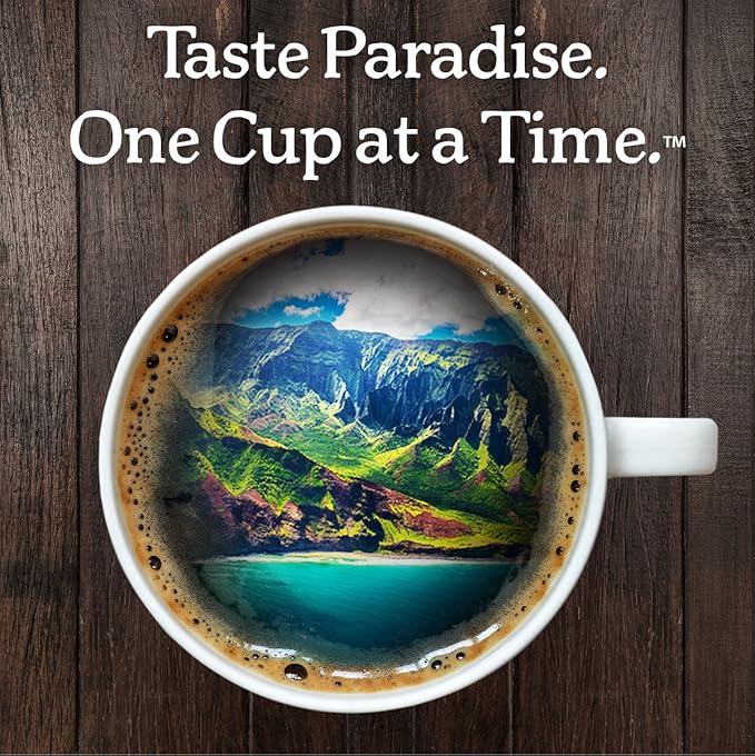 Kauai Coffee Single-Serve Pods, Na Pali Coast Dark Roast - Arabica Coffee from Hawaii’s Largest
