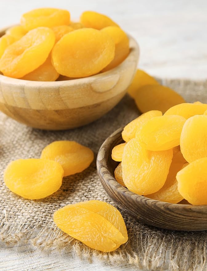 Anna and Sarah Dried Turkish Apricots in Resealable Bag, 1lb 1 Pack