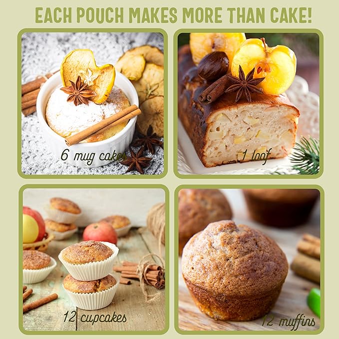 Sweet Logic Keto Baking Mix - Cinnamon Muffin - Gluten-Free - Dairy Free - Diabetic-Friendly - High