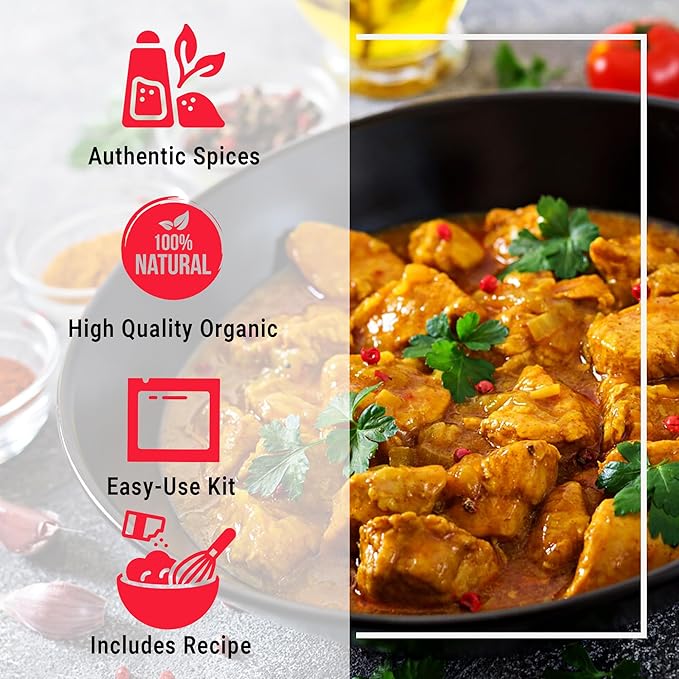 BUTTER CHICKEN MAKHANI INDIAN SPICEs Kit by Flavor Temptations | Home Cook Authentic Indian food