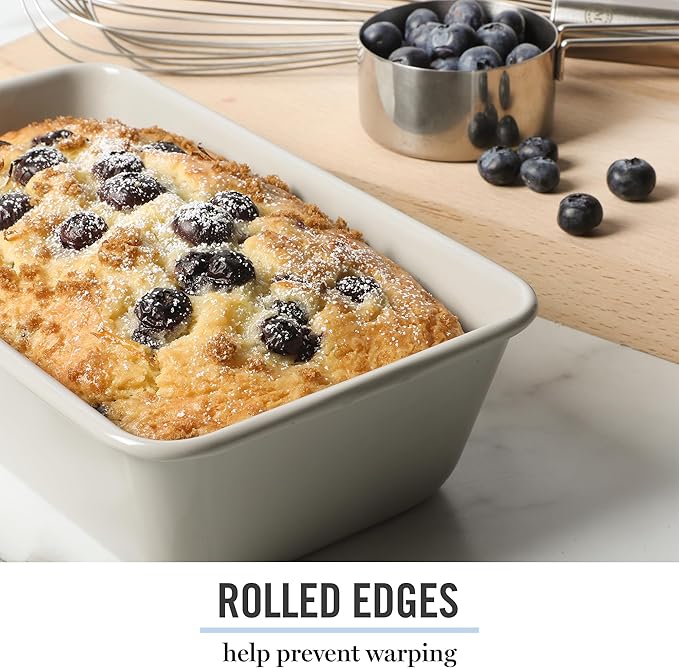 Martha Stewart Gallen 9 Inch Nonstick Carbon Steel Loaf Pan - Cool Grey